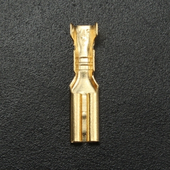 Excellway® TC04 100pcs Kupfer 2.8mm weibliche Spaten-Crimp-Anschlüsse 22 ~ 16AWG