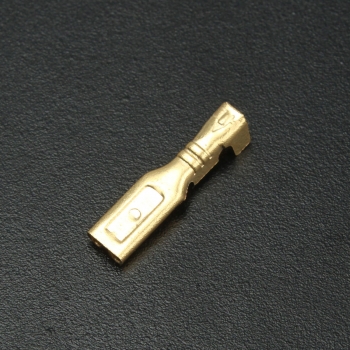 Excellway® TC04 100pcs Kupfer 2.8mm weibliche Spaten-Crimp-Anschlüsse 22 ~ 16AWG