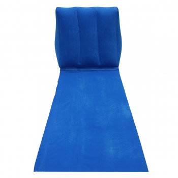 Outdoor PVC aufblasbare Camping Zurück Kissen Kissen Stuhl Reisen Freizeit Lounger Matten Auflage