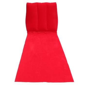 Outdoor PVC aufblasbare Camping Zurück Kissen Kissen Stuhl Reisen Freizeit Lounger Matten Auflage