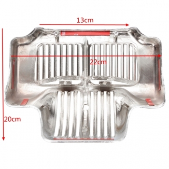 Ölkühlerabdeckung Chrome für 2011-2015 Harley Touring Electra Road Street Glide