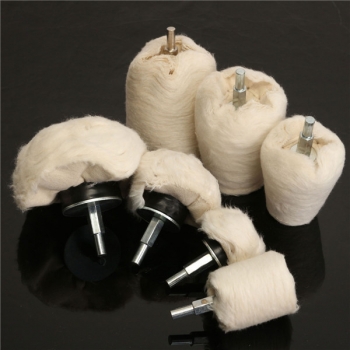 7pcs Polieren Schwabbelscheibe Polierauflage Mop Kit Schleifwerkzeug