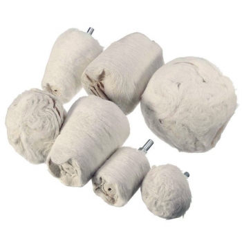 7pcs Polieren Schwabbelscheibe Polierauflage Mop Kit Schleifwerkzeug