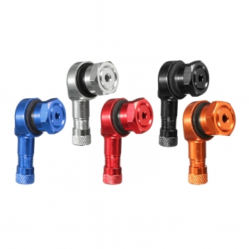 90 Grad CNC Aluminiumventilschaft Motorrad 11.3mm Rad Gummireifen