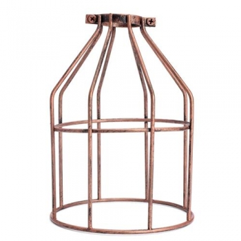E27 Retro Metallkäfig Lampshade Decke hängende Lampe Lampenfassung Cafe Bar