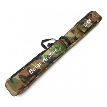 120cm Camouflage Carp Fishing Rod Gerät Beutel Kasten Padded Unterstützung Gepäck Holdall