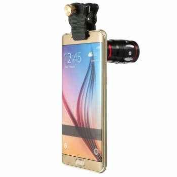 4in1 10X 180 Grad Selfie Tele Fisheye Makro Objektiv Clamp Weitwinkel Clip für iPhone Samsung