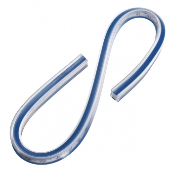 30cm Flexible Plastic Lineal Messen Messgerät Lineal Technische Curve