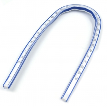 30cm Flexible Plastic Lineal Messen Messgerät Lineal Technische Curve