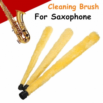 Weiche Reinigungsbürste Fiber Reiniger Pad Saver for Sax Saxophon haltbares Werkzeug Teil