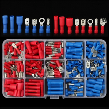 Excellway® EC06 200pcs Verschiedene Crimp Elektrische Anschlussdraht-Verbindungsstücke