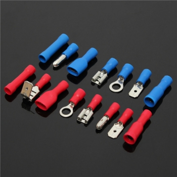 Excellway® EC06 200pcs Verschiedene Crimp Elektrische Anschlussdraht-Verbindungsstücke