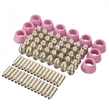 80Pcs SG-55 AG-60 WSD-60 Luft-Plasma-Cutter Schneidbrenner Verbrauchsmaterialien 50 / 60A Tipp