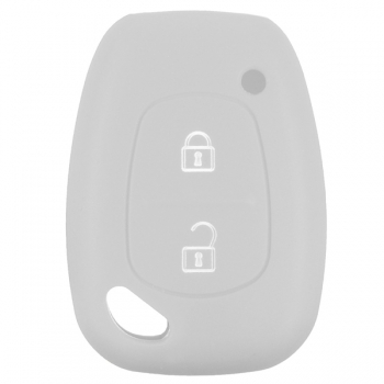 2 Taste Soft Silikon Smart Schlüsselanhänger Fall Abdeckung für Renault Kangoo Master Trafic