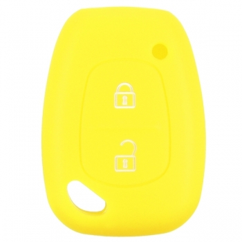 2 Taste Soft Silikon Smart Schlüsselanhänger Fall Abdeckung für Renault Kangoo Master Trafic