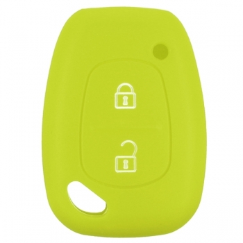 2 Taste Soft Silikon Smart Schlüsselanhänger Fall Abdeckung für Renault Kangoo Master Trafic