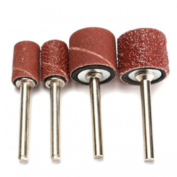100pcs 60/120/320 Grit Drum Schleifen Kit Fit Dremel Präzisionswerkzeuge mit 1/2 1/4 Zoll Schleifdorne