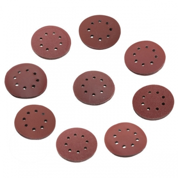10pcs 8 Löcher Schleif Sand Discs Klett-Schleifpapier 60-2000 Grit Schleifpapiere