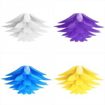 Moderne Lotus Anhänger Kronleuchter hängende Deckenleuchte Hängeleuchte DIY Lampshade