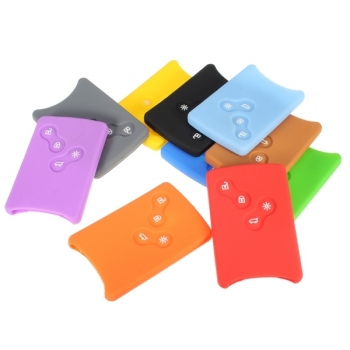 Auto 4 Botton Silikon Fernschlüsselshell Fall Abdeckung für RENAULT Laguna Koleos Capture