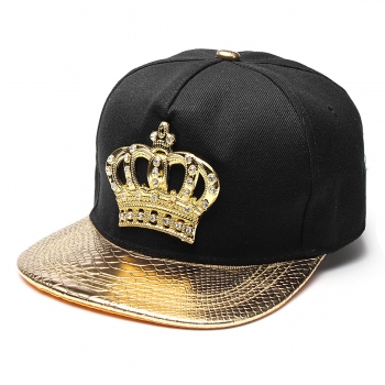 Damen Hysteresenhüte Crown KING Baseballmützen Männer Einstellbar Hip-Hop Hüte