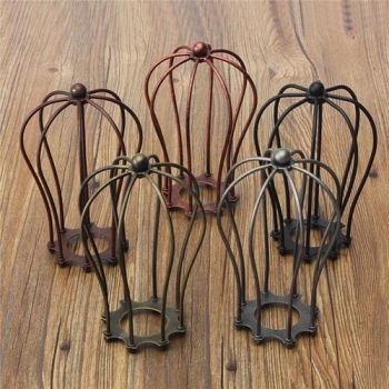 175MM DIY Weinlese Anhänger Ärger Glühlampe Wache Drahtkäfig Decke Lampshade Hanging