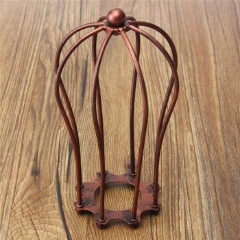 185MM DIY Weinlese Anhänger Ärger Glühlampe Wache Drahtkäfig Decke Lampshade Hanging