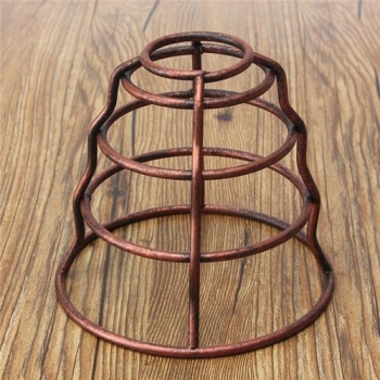 130MM DIY Weinlese Anhänger Ärger Glühlampe Wache Drahtkäfig Decke Lampshade Hanging