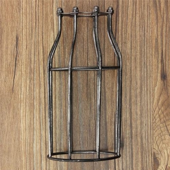 200MM DIY Weinlese Anhänger Ärger Glühlampe Wache Drahtkäfig Decke Lampshade Hanging