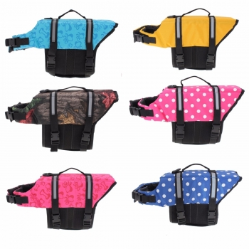 S Pet Aquatic Reflective Erhalter Schwimmweste Hund Katze Saver Life Jacket New