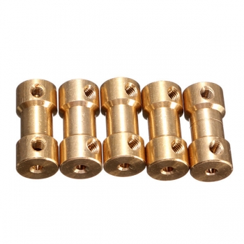 5pcs 9mm Messingkupplungs-Koppler mit Schlüssel und Schraube