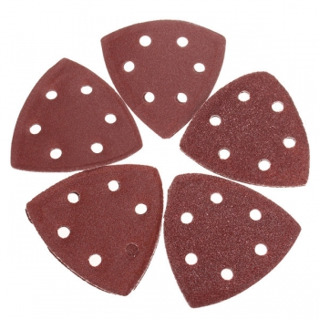 10pcs 90mm 40 60 80 100 120 Grit Schleifpapier Dreieck Sander Pads
