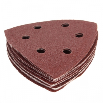 10pcs 90mm 40 60 80 100 120 Grit Schleifpapier Dreieck Sander Pads