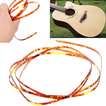 Brown Gitarre Celluloid Binding Purfling Streifen für Acoustic Classic Guitar Dekor