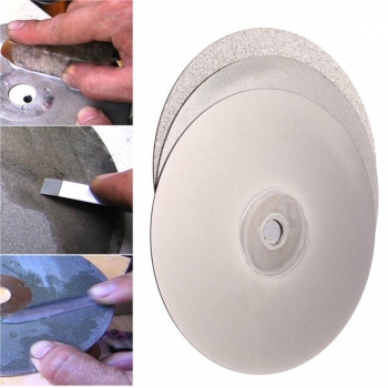 3pcs 6Zoll 120 400 1200 Grit Diamant Rad diamantbeschichtete Diamant Schleifscheibe