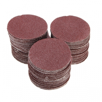 100pcs 50mm 80 Grit Schleif Sand Schleifscheiben Polierauflage Schmirgelpapier