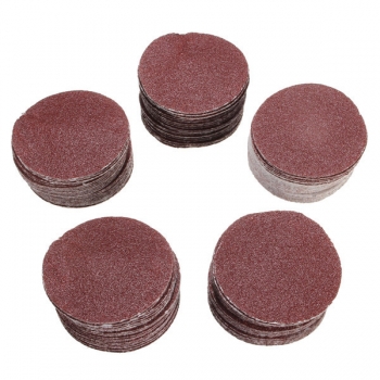 100pcs 50mm 80 Grit Schleif Sand Schleifscheiben Polierauflage Schmirgelpapier
