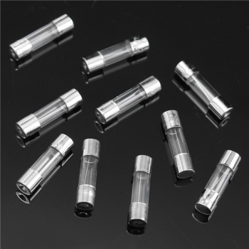 Excellway® FT01 100Pcs 5x20mm Schnell-Blas-Glasröhren-Sicherung Verschiedene Kits 0.25 - 6A