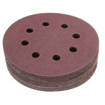 30pcs 5 Zoll 8 Loch 120 Grit Sand Discs Schmirgelpapier Polierwerkzeug