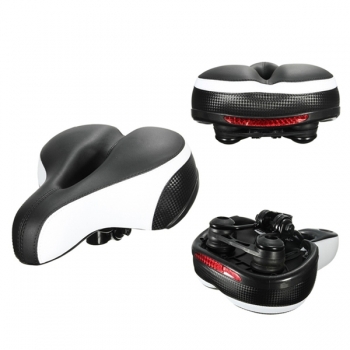 Breite Big Bum Straßen MTB Fahrrad Sattel Fahrrad Sitzkissen Stoß  und Reflektor