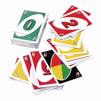 UNO 108 Spaß Standard Spielkarten Spiel für Familie Freund Reise Anweisung NEW
