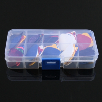 100pcs akustische elektrische Gitarren Auswahl Plektrum mit Pick Box