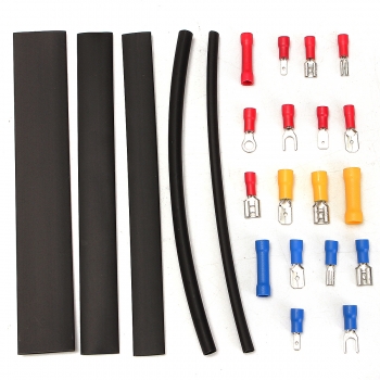 320pcs Terminals Connectors + 60pcs 2: 1 Schwarz Schrumpfschlauch Assorted Box Kit