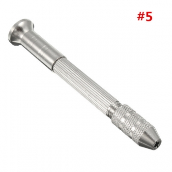 Raitool ™ DT03 Aluminiumlegierung Mini Spiral Hand halten Stanzen manuelle Bohrer Handwerk DIY Werkzeug