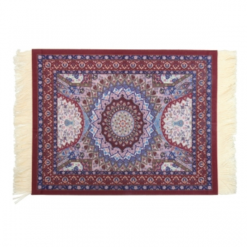 28cmx18cm Lila Krone Böhmen Art  Perserteppich Mausunterlage   für Desktop PC  Laptop Computer