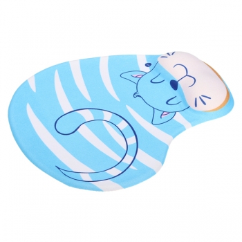 Blau Comfort Mouse Pad mit Gel  Handgelenkauflage Unterstützung Matte für Computer PC Laptop