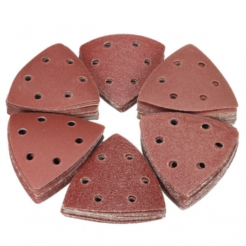 100pcs 60-240 Grit Triangle Schleifpapier Papier mit Sander Schleifer Teller