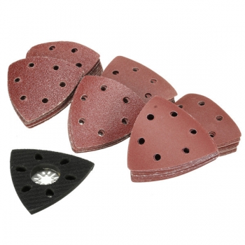 100pcs 60-240 Grit Triangle Schleifpapier Papier mit Sander Schleifer Teller