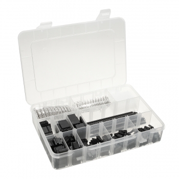 Geekcreit® 1450pcs 2.54mm männlich weiblich Dupont Draht Jumper mit Pin Header Steckverbinder Gehäuse Kit