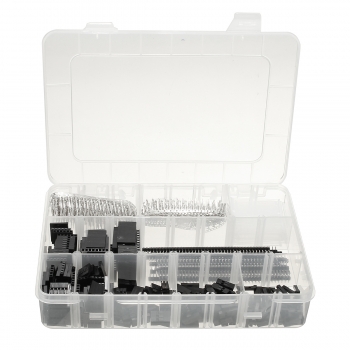 Geekcreit® 1450pcs 2.54mm männlich weiblich Dupont Draht Jumper mit Pin Header Steckverbinder Gehäuse Kit